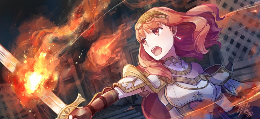 celica (fire emblem and 1 more) drawn by tarayuki