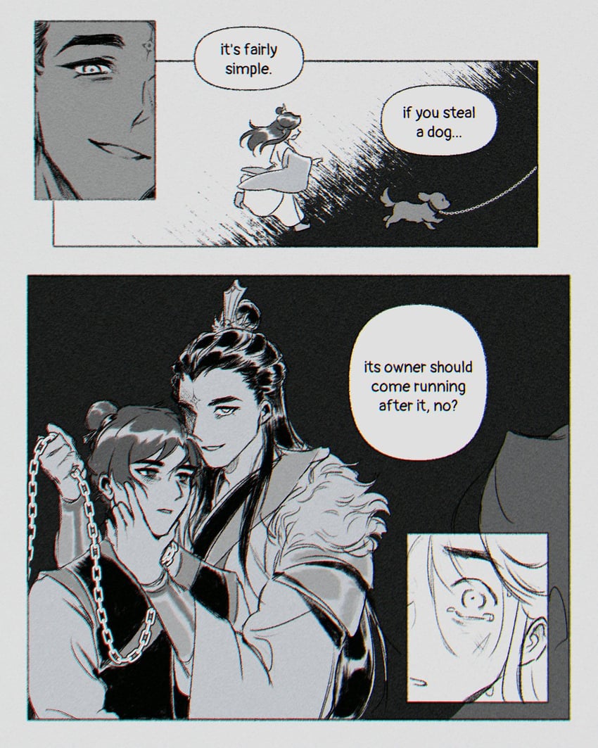 xie lian, feng xin, and jun wu (tianguan cifu) drawn by nekoning
