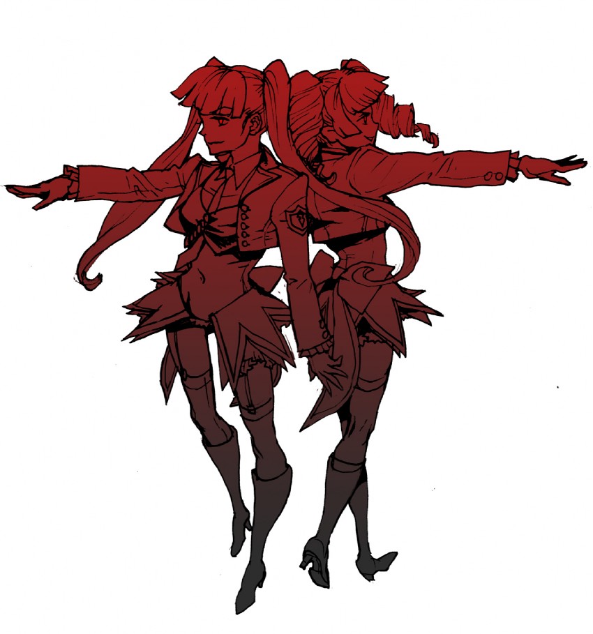 asmodeus and beelzebub (umineko no naku koro ni) drawn by agasang