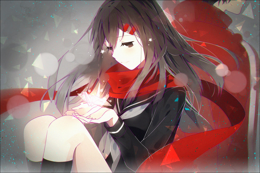 tateyama ayano and kisaragi shintarou (kagerou project) drawn by hakusai_(tiahszld)