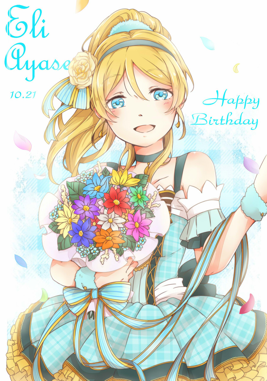 ayase eli (love live! and 2 more) drawn by mizu_bonbori
