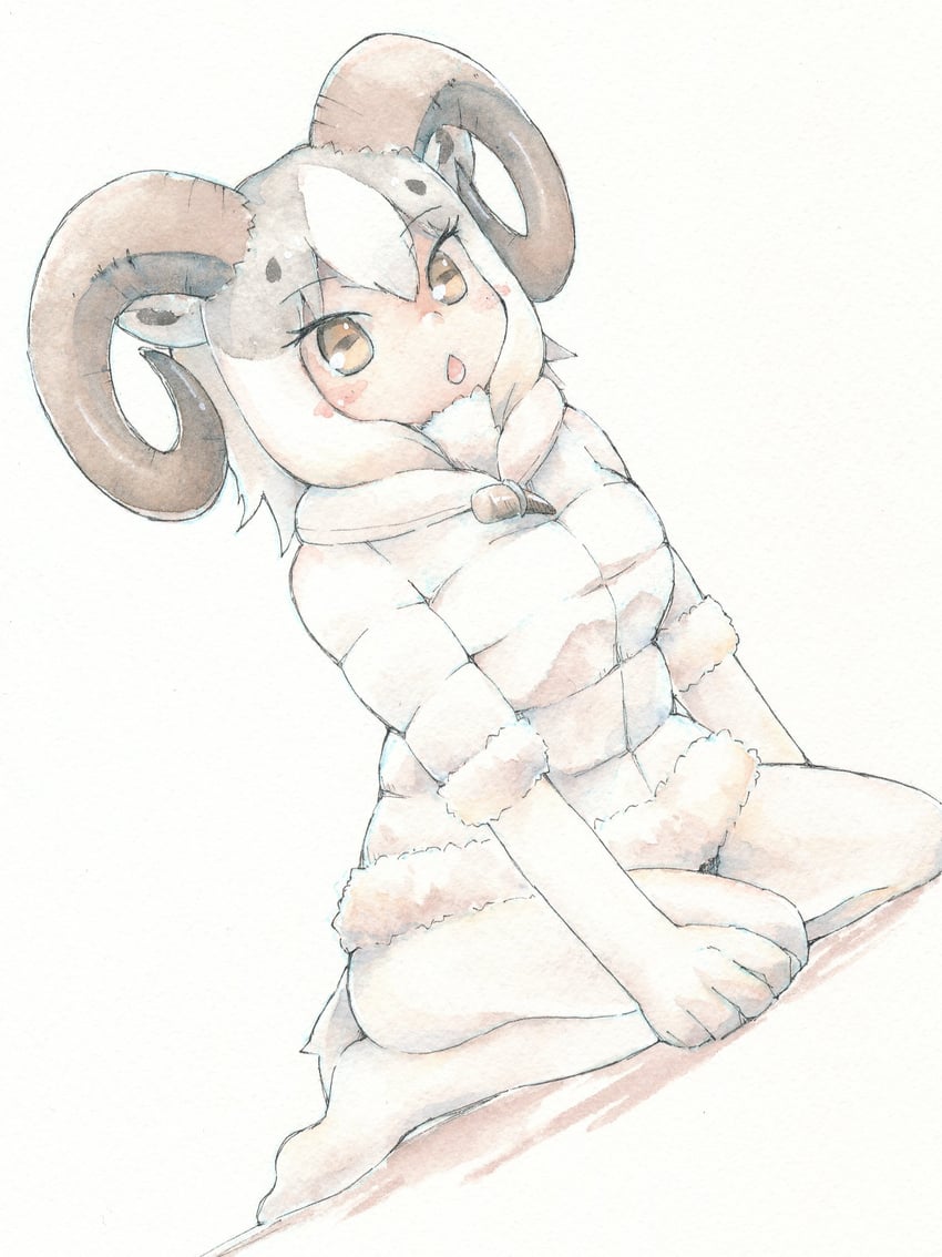 dall sheep (kemono friends) drawn by mitsuhashi_(mtsu84)