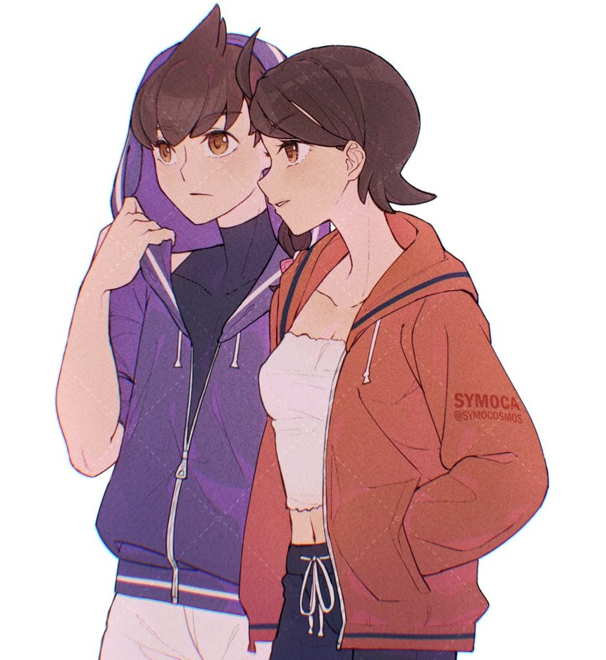 juliana and florian (pokemon and 1 more) drawn by symoca