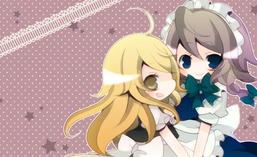 kirisame marisa and izayoi sakuya (touhou) drawn by haru_(citron_citron)