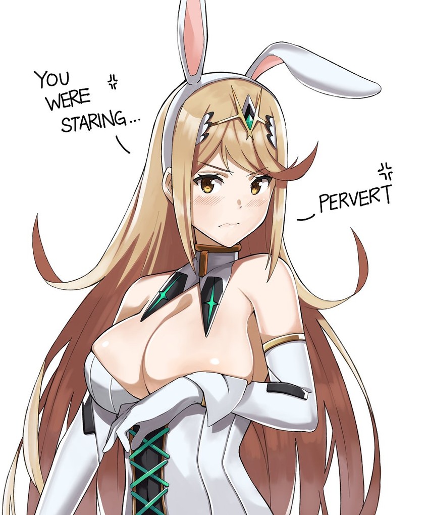 mythra (xenoblade chronicles and 1 more) drawn by j@ck