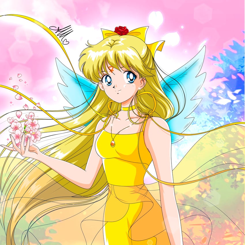 aino minako and princess venus (bishoujo senshi sailor moon) drawn by anello81