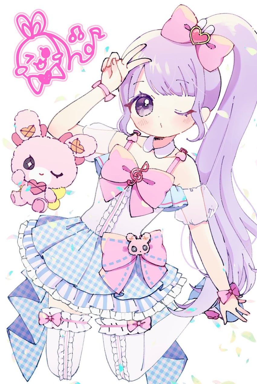 manaka non and usacha (pretty series and 1 more) drawn by rin_(ikura_meshi)