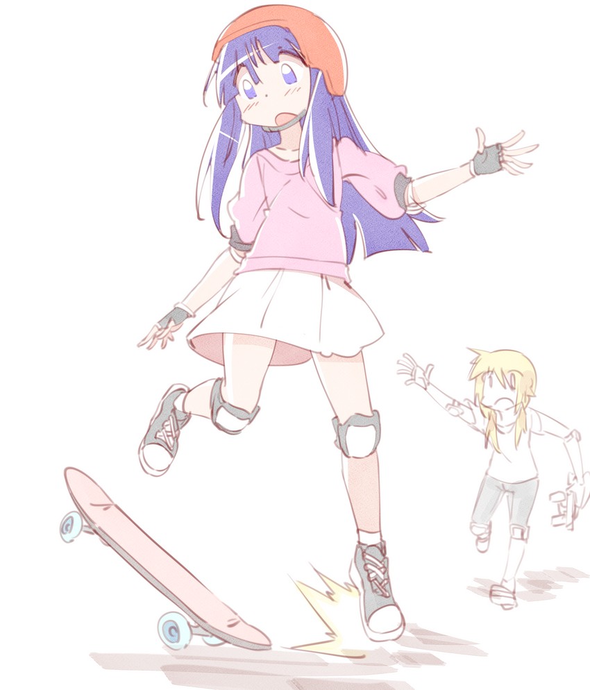 ichii yui and hinata yukari (yuyushiki) drawn by majormilk