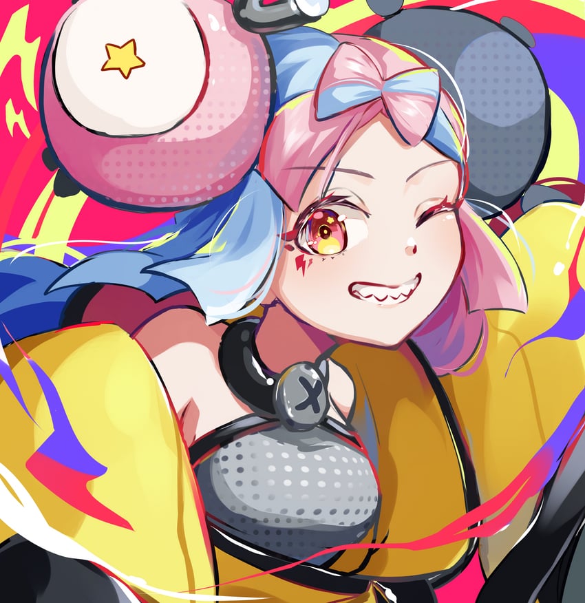 iono (pokemon and 1 more) drawn by naki_tamago