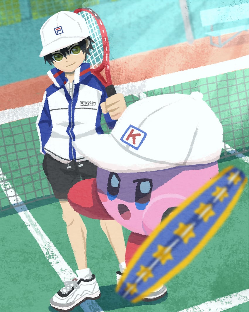 kirby and echizen ryooma (kirby and 1 more) drawn by miclot
