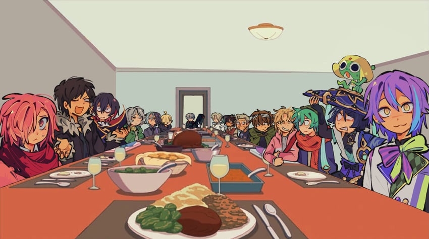 scaramouche, wanderer, lelouch vi britannia, mithrun, gladion, and 11 more (pokemon and 17 more) drawn by krinklefry89