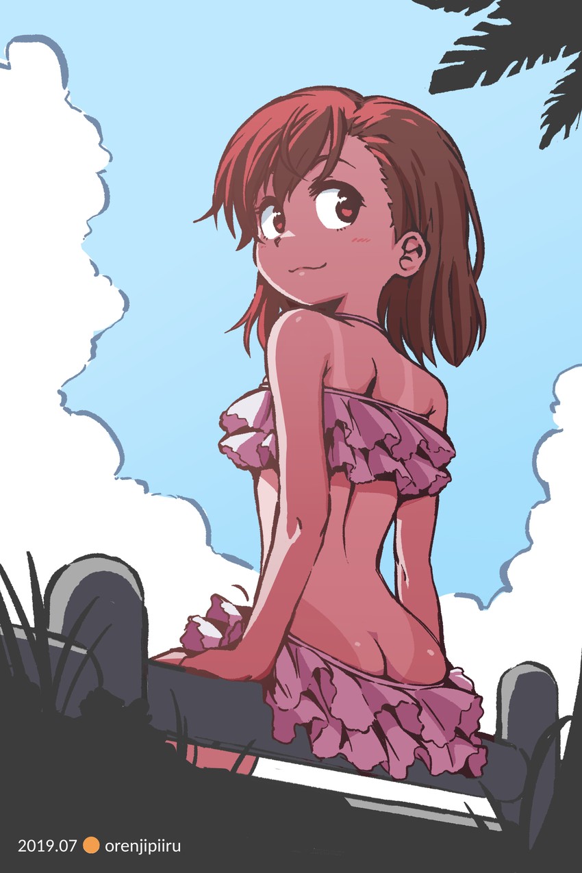 misaka mikoto (toaru majutsu no index and 1 more) drawn by orenjipiiru