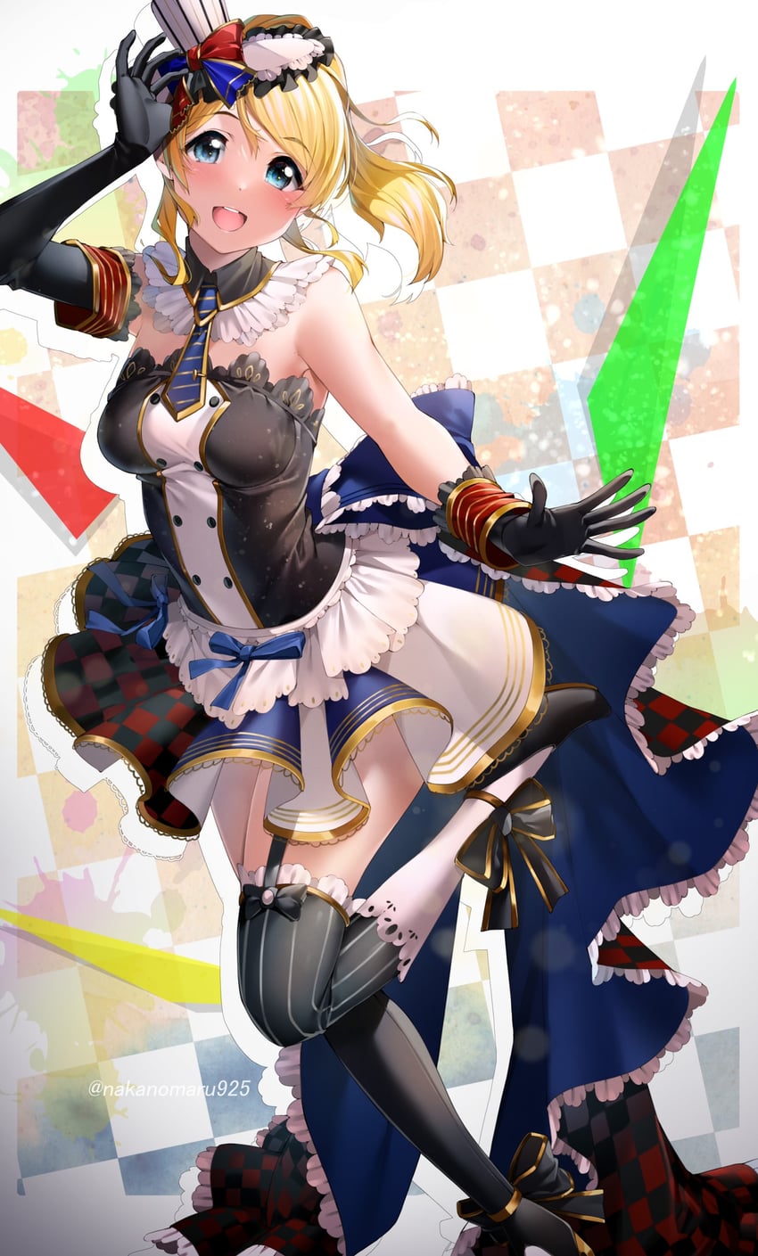ayase eli (love live! and 2 more) drawn by nakano_maru