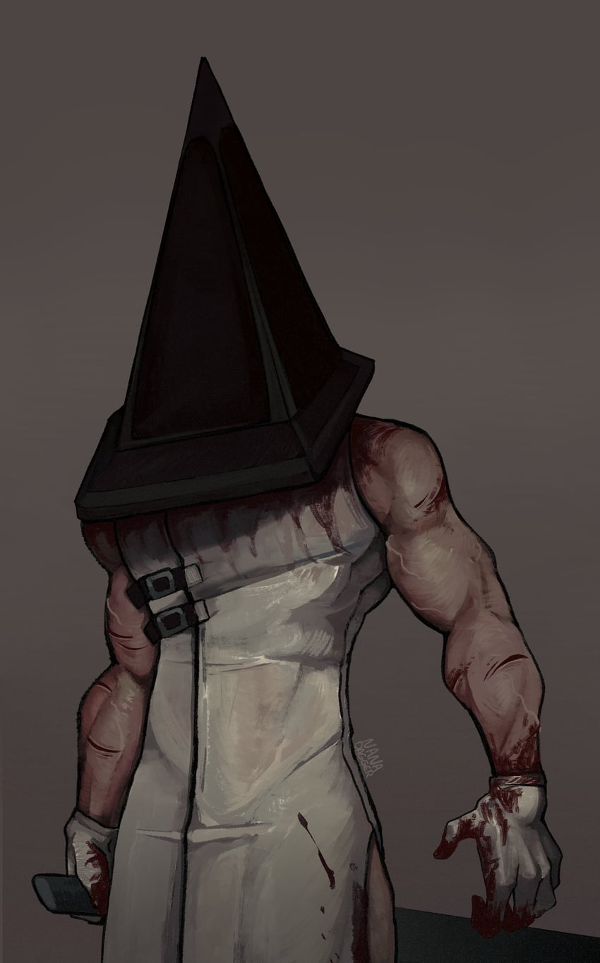 pyramid head (silent hill and 1 more) drawn by nanadagger