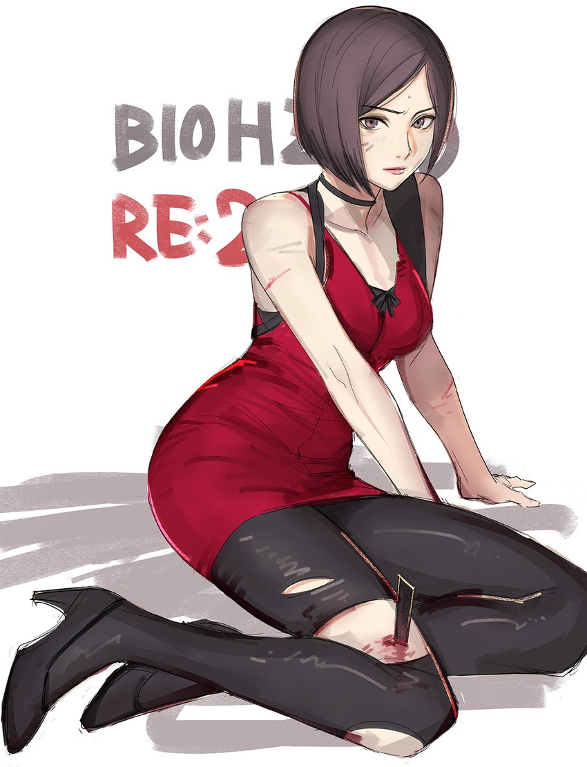 ada wong (resident evil and 1 more) drawn by tetsu_(kimuchi)