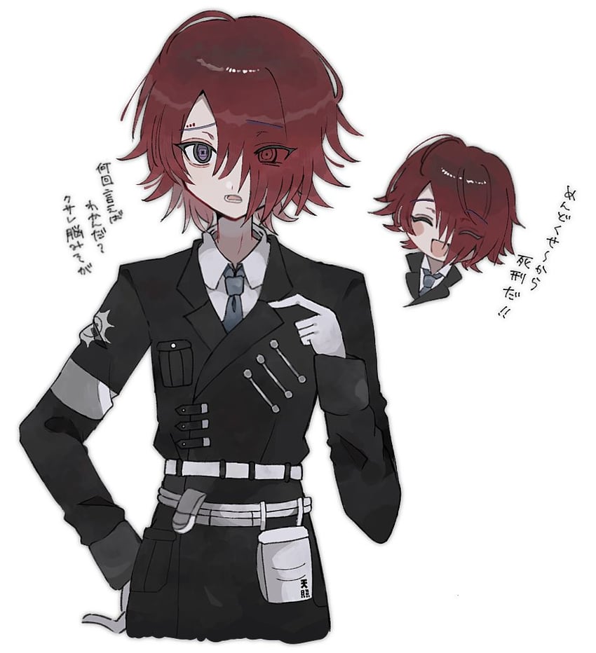 yomi hellsmile (master detective archives: rain code) drawn by mikomi_(90m5x)