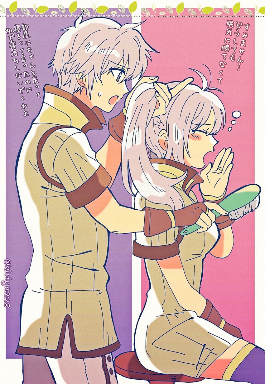 female robin and male robin (fire emblem and 1 more) drawn by kiriya_(552260)