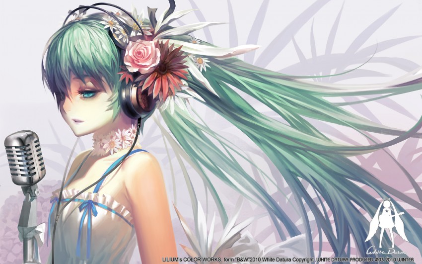 hatsune miku (vocaloid) drawn by alphonse_(white_datura)