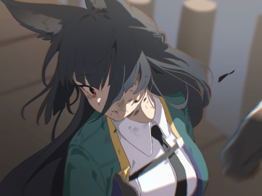 hoshimi miyabi and tsukishiro yanagi (zenless zone zero) drawn by mengaijiang