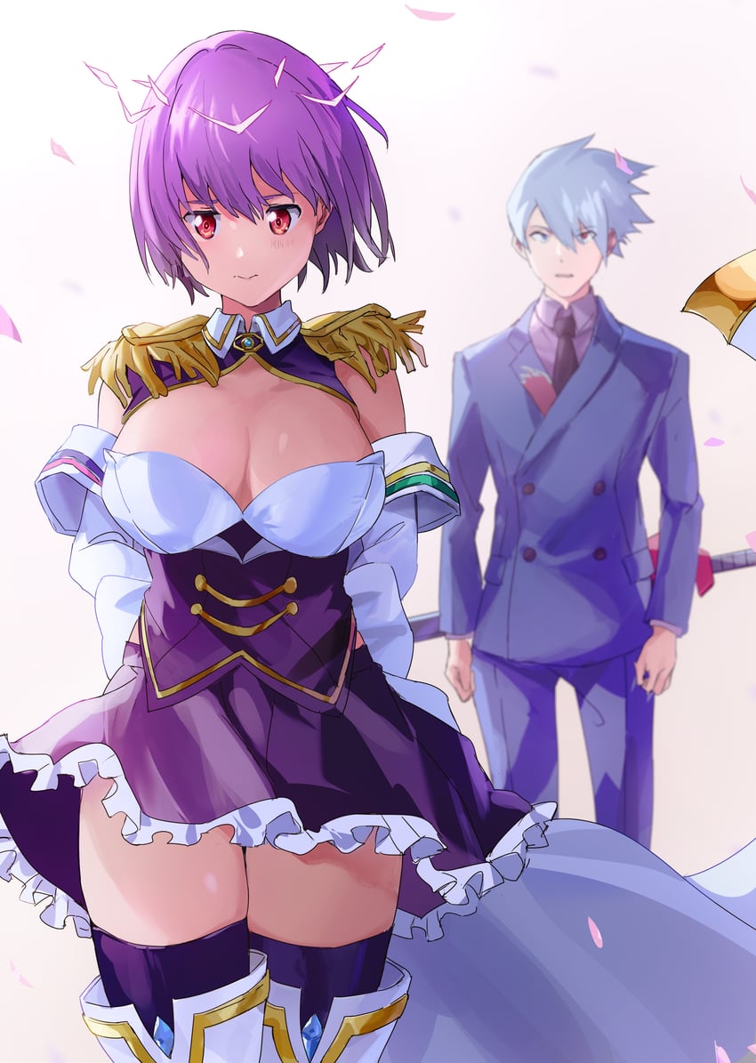 shinjou akane and anti (gridman universe) drawn by sakamoto_(ojiojiojisanda)