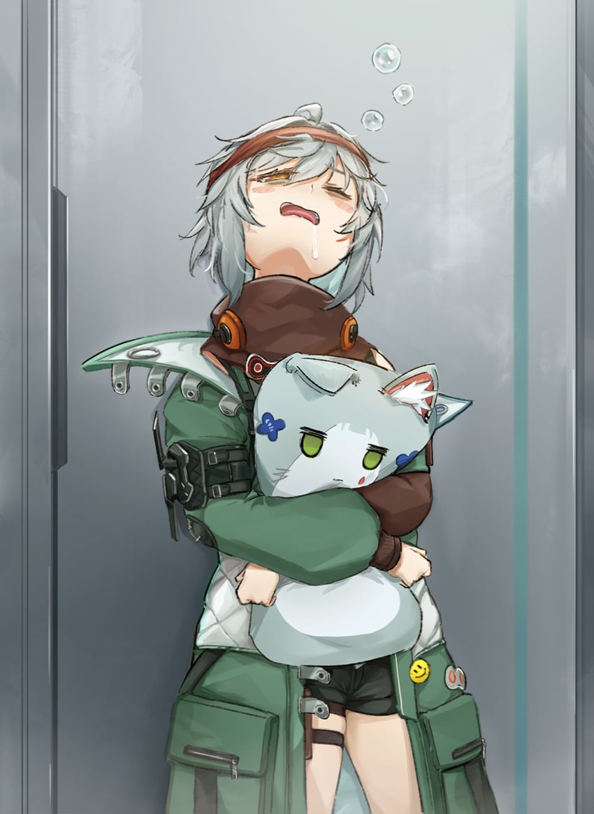 hk416, g11, and mechty (girls' frontline and 1 more) drawn by mogpan