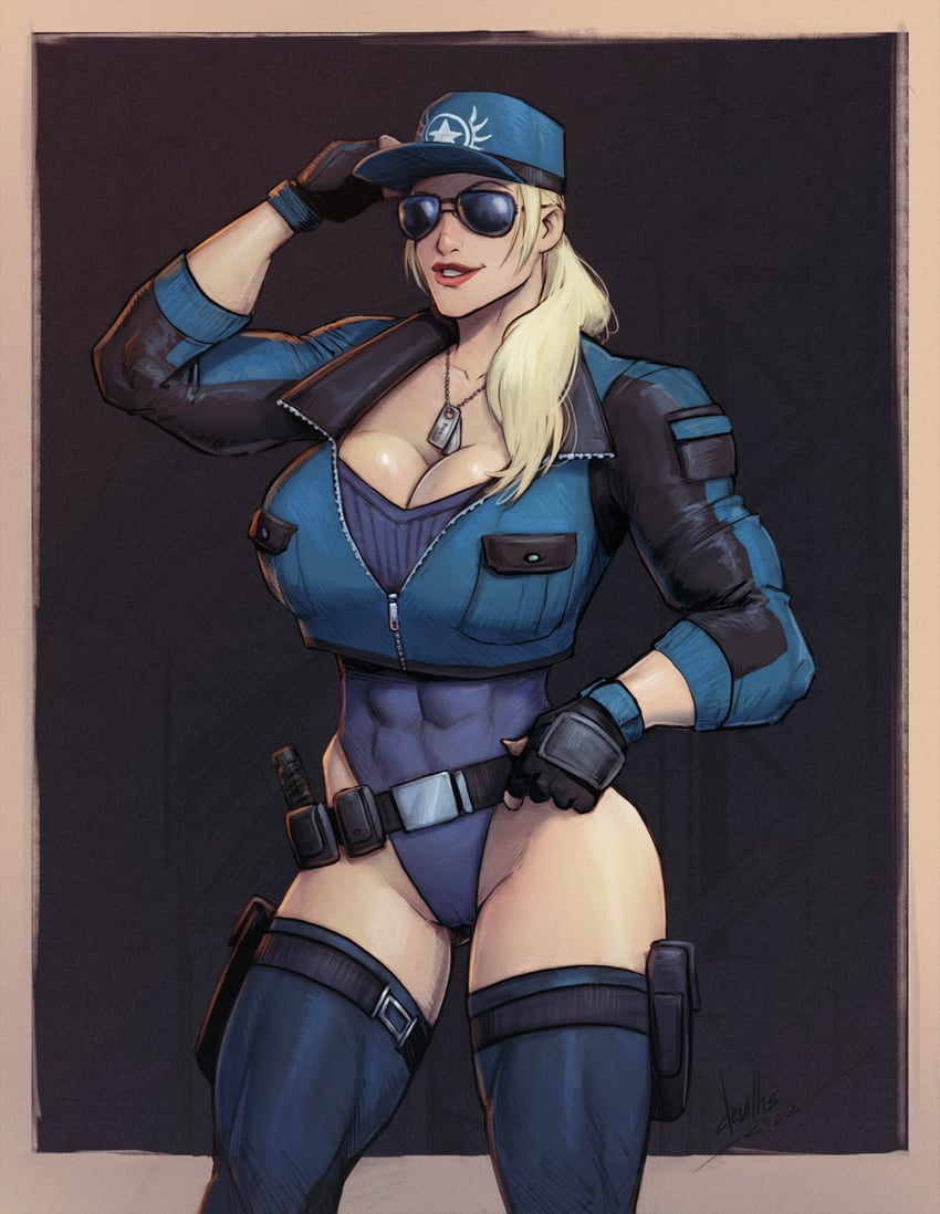 sonya blade (mortal kombat and 1 more) drawn by devilhs