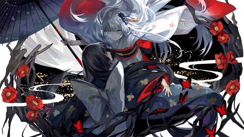 kiana kaslana and raiden mei (honkai and 2 more) drawn by rifsom