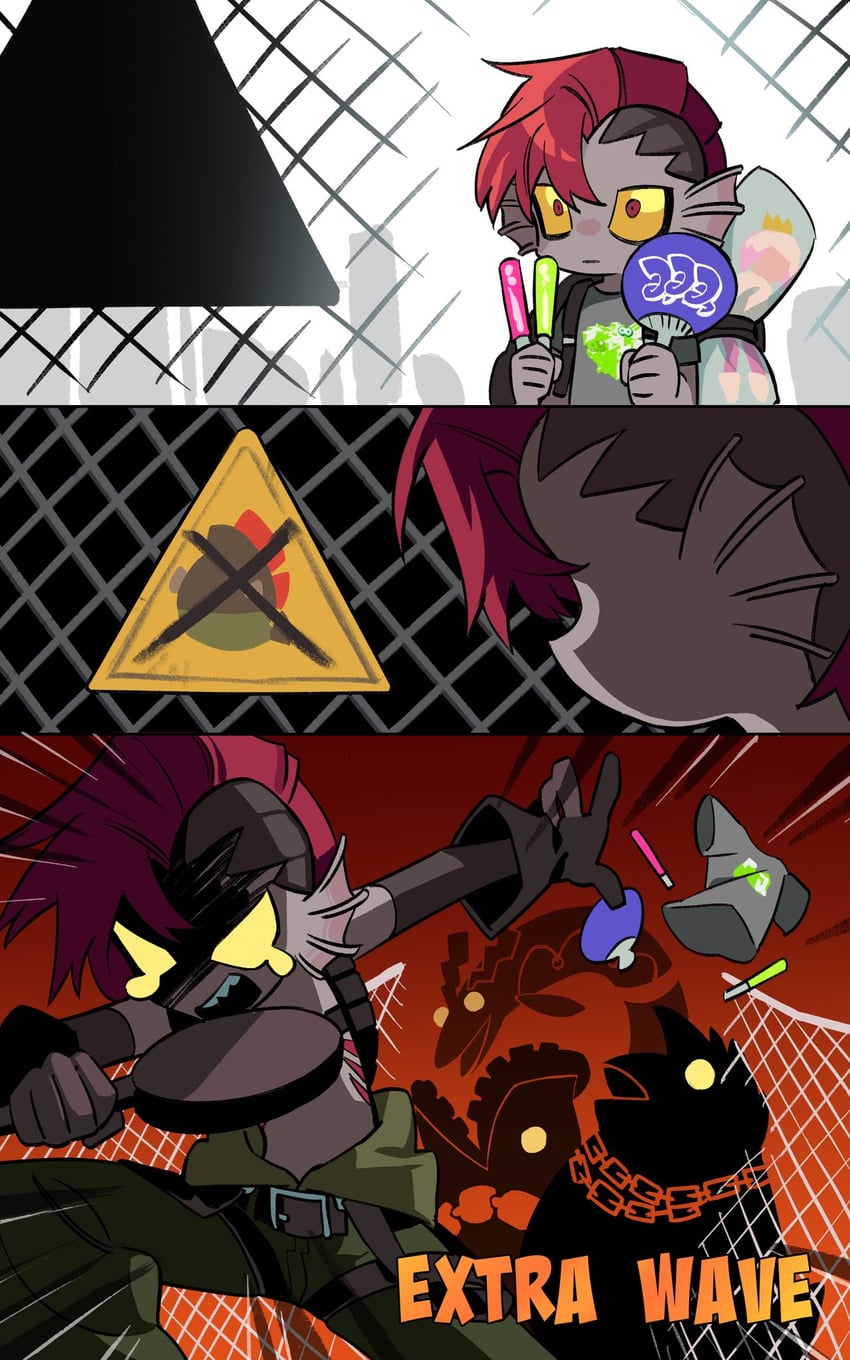 smallfry (splatoon and 1 more) drawn by hornx3_booyah