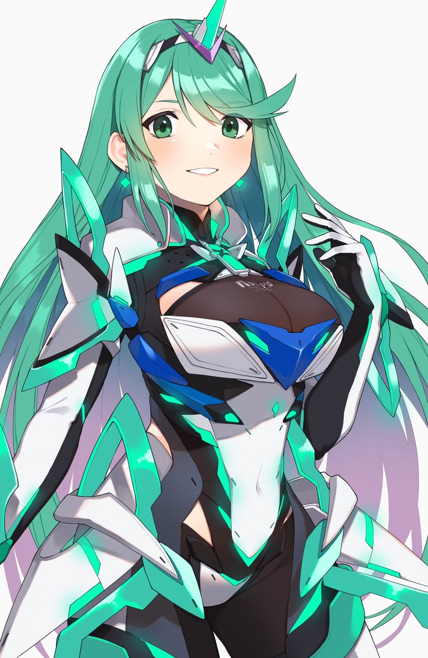 pneuma (xenoblade chronicles and 1 more) drawn by kinagi_(3307377)
