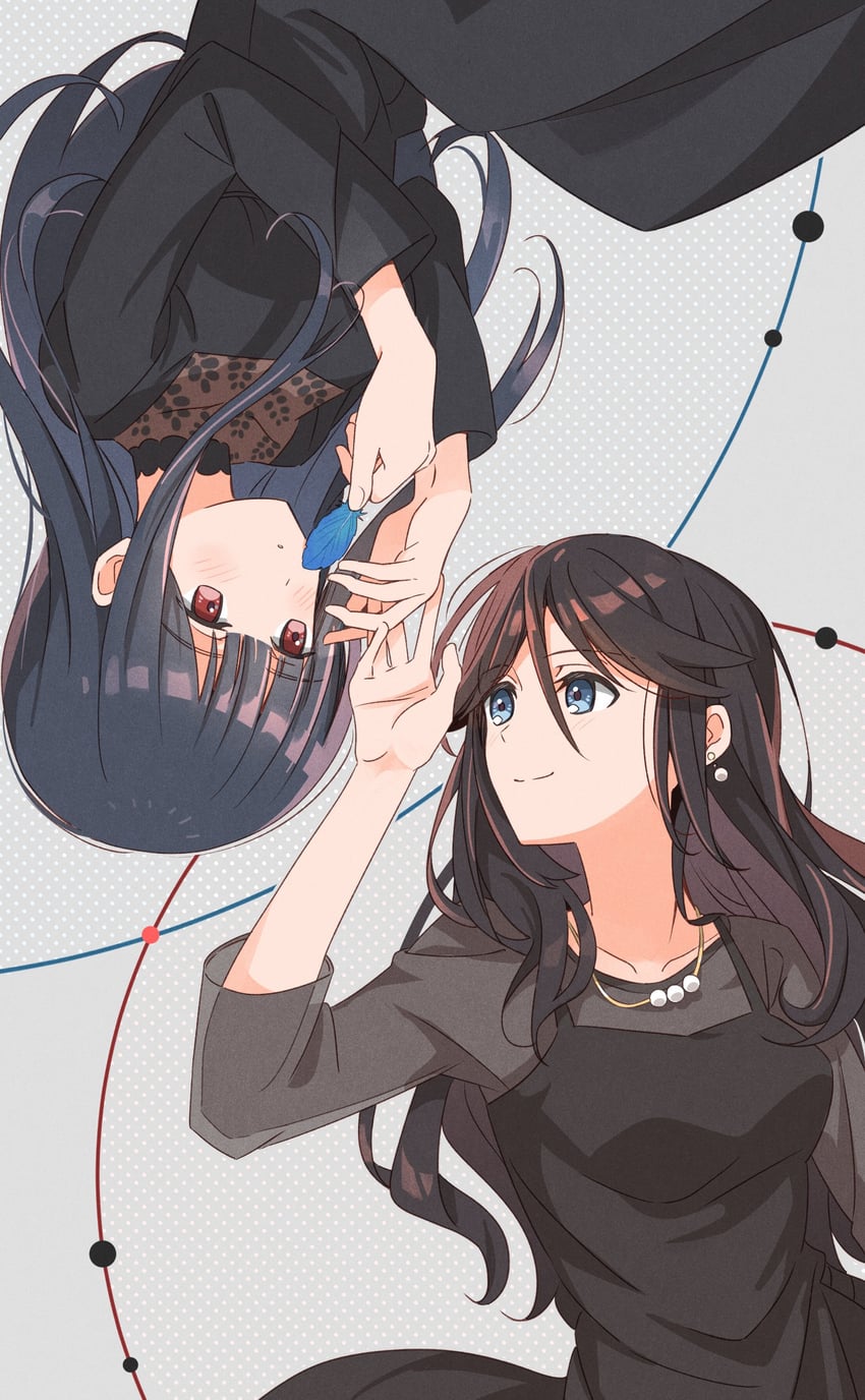 yoroizuka mizore and kasaki nozomi (hibike! euphonium and 1 more) drawn by sawara65