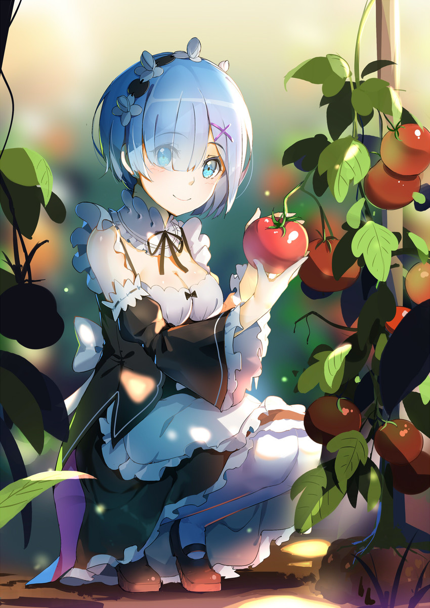 rem (re:zero kara hajimeru isekai seikatsu) drawn by lu"