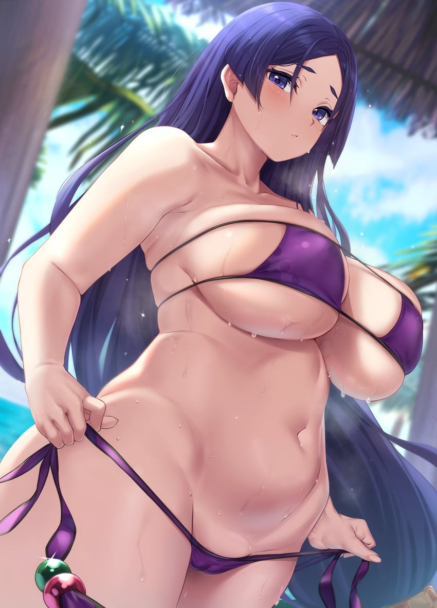 minamoto no raikou (fate and 1 more) drawn by moisture_(chichi)