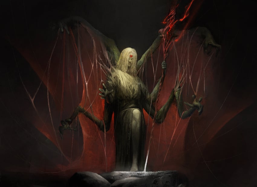 miquella (elden ring) drawn by rioyudha22