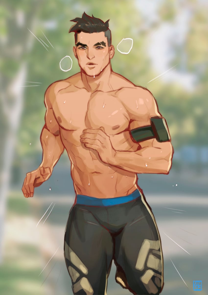 craig cahn (dream daddy: a dad dating simulator) drawn by absolum_art