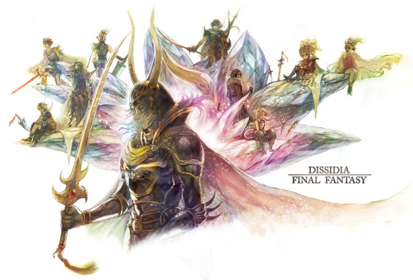 cloud strife, terra branford, squall leonhart, zidane tribal, bartz klauser, and 6 more (final fantasy and 11 more) drawn by yuyayuyo