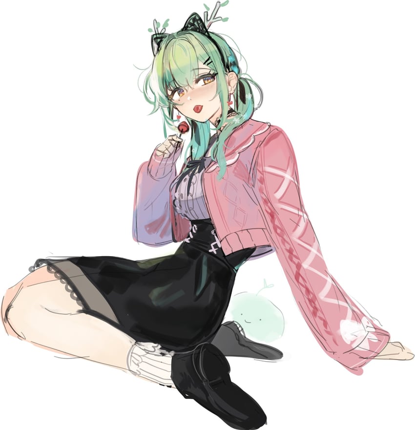 ceres fauna (hololive and 1 more) drawn by eus_ing