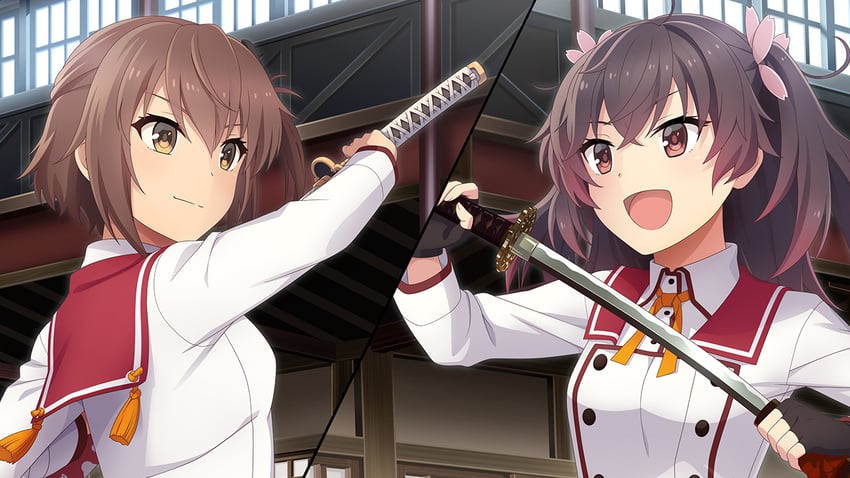 etou kanami and asakura mihono (toji no miko and 1 more)