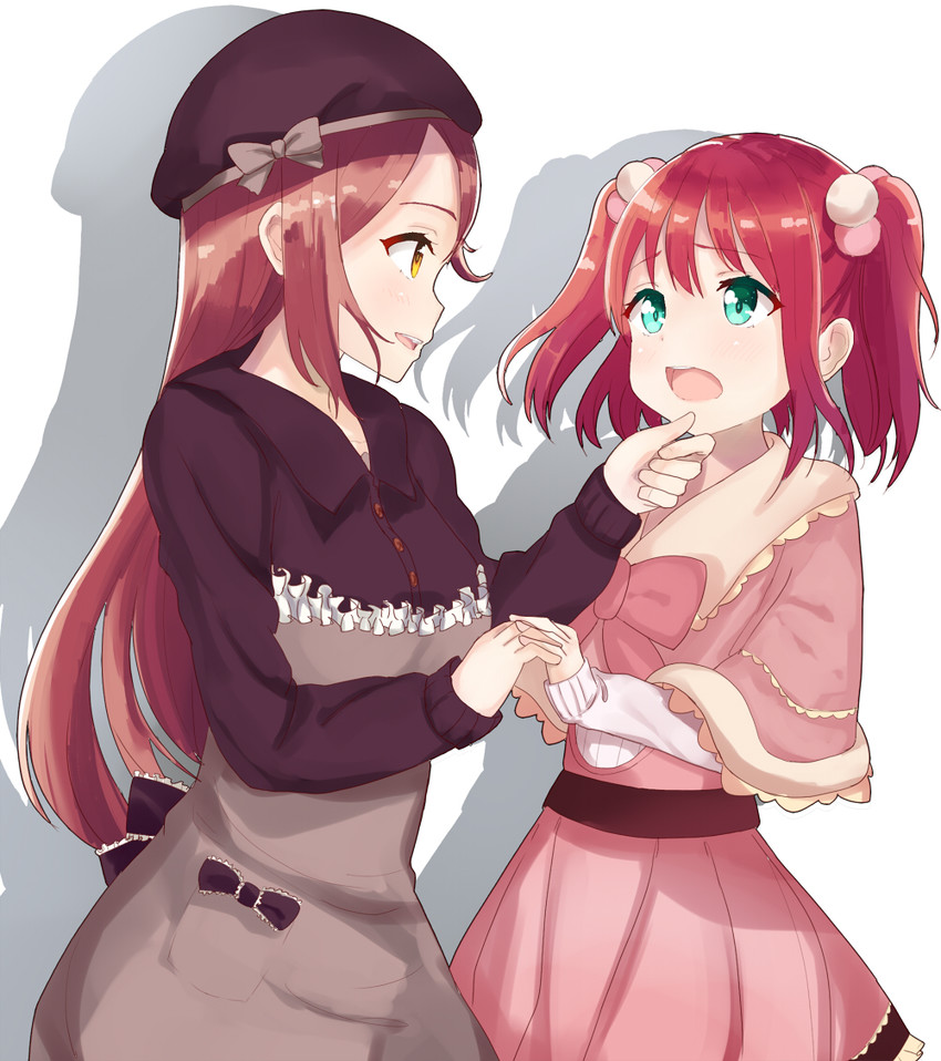 sakurauchi riko and kurosawa ruby (love live! and 1 more) drawn by ryosu