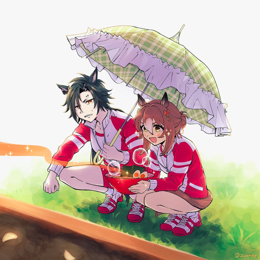 fine motion and air shakur (umamusume) drawn by tsutsu_(hinanjo_22)
