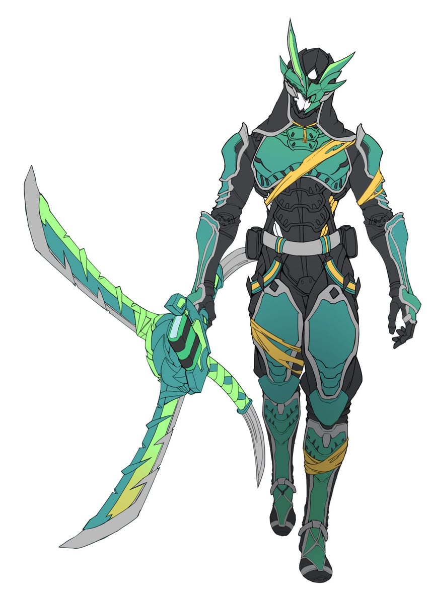 kamen rider kenzan (kamen rider and 1 more) drawn by catball1994