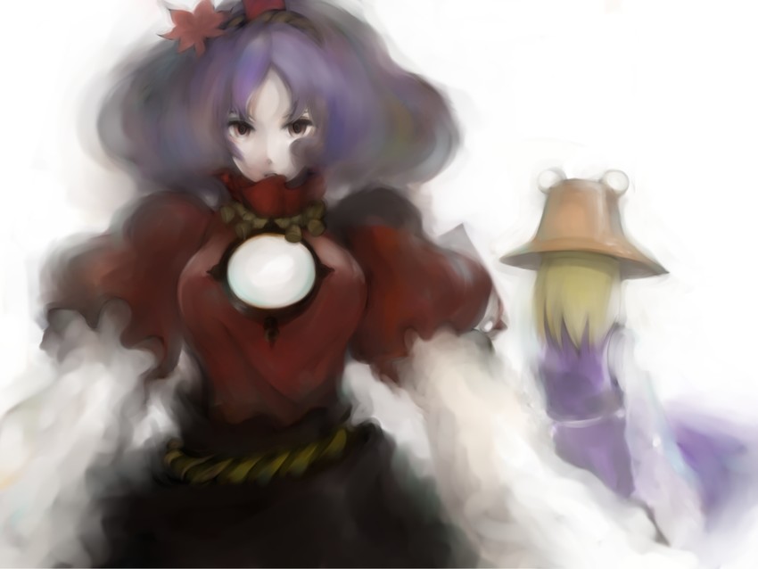 moriya suwako and yasaka kanako (touhou) drawn by inoe_(noie)