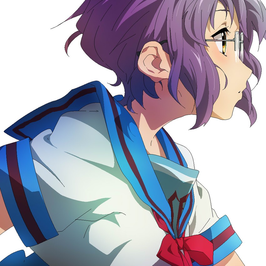 nagato yuki (suzumiya haruhi no yuuutsu and 1 more) drawn by mogege_gk