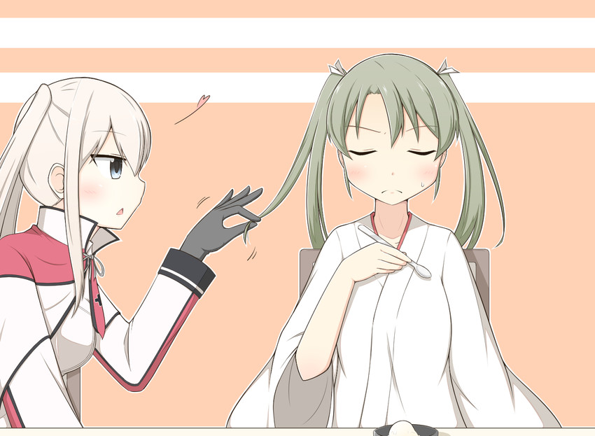 zuikaku and graf zeppelin (kantai collection) drawn by goma_(yoku_yatta_hou_jane)