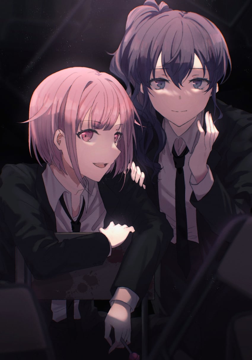 asahina mafuyu and ootori emu (project sekai) drawn by ye_(pixiv4862539)