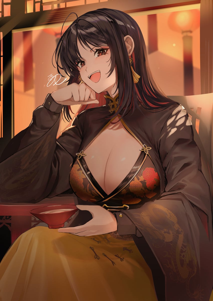 moran (goddess of victory: nikke) drawn by alisame