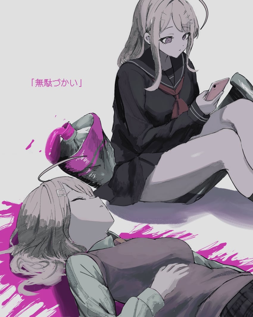 akamatsu kaede (danganronpa and 1 more) drawn by sukizukiko