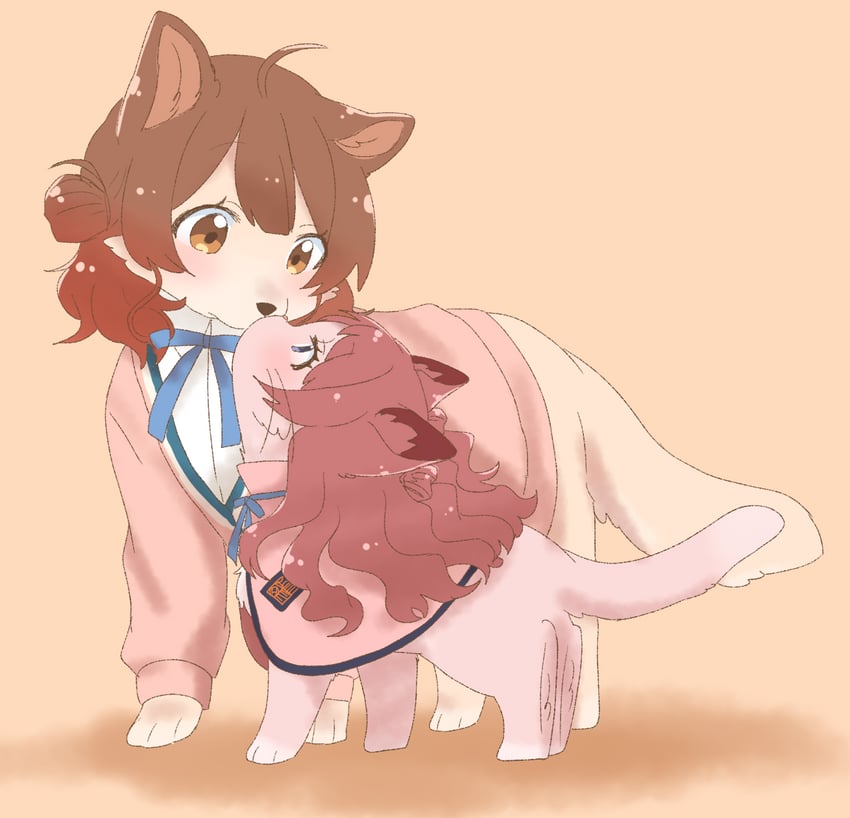 hanami ume and hanami saki (idolmaster and 1 more) drawn by hutaba