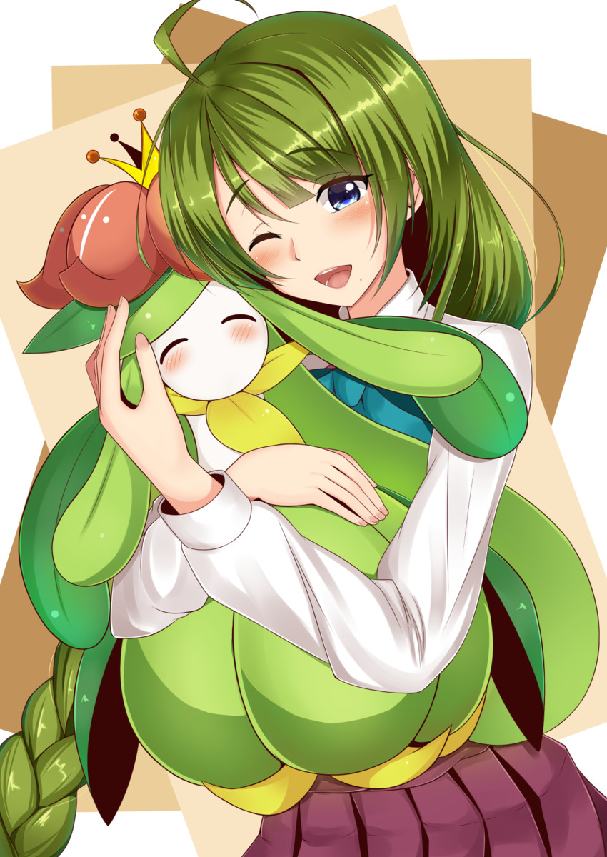 yuugumo and lilligant (kantai collection and 1 more) drawn by sazamiso_rx