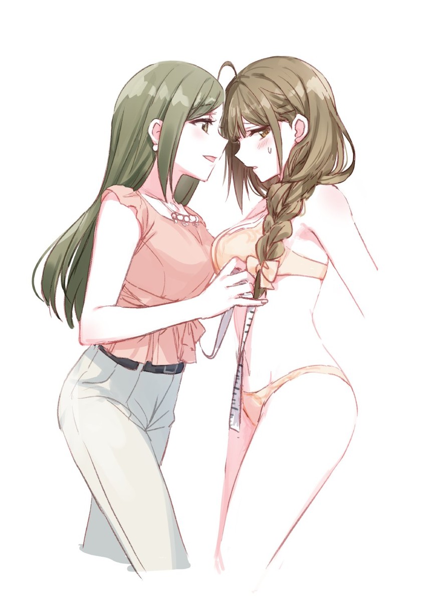 kuwayama chiyuki and nanakusa hazuki (idolmaster and 1 more) drawn by romi_(346_ura)