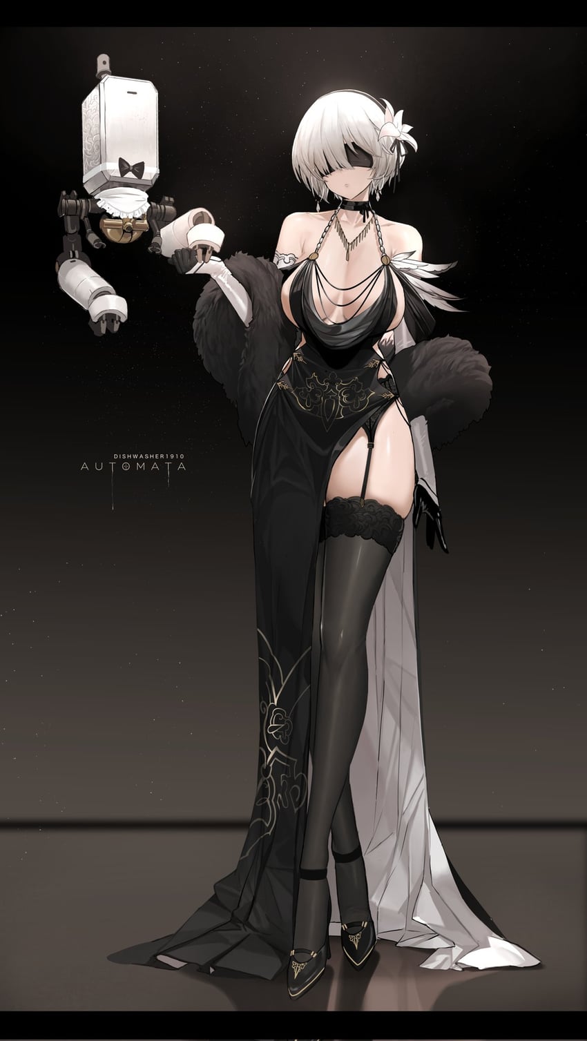 2b and pod (nier and 1 more) drawn by dishwasher1910